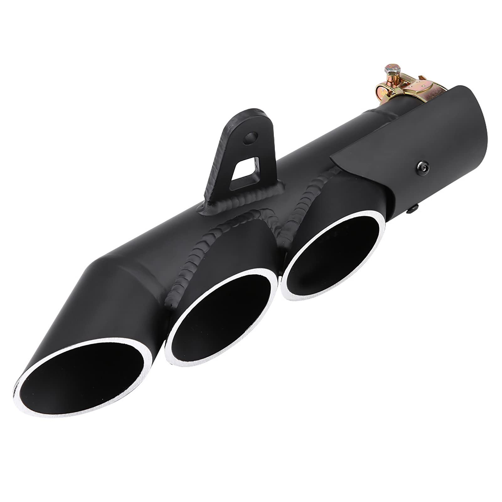 Tbest Końcówka Wydechu Motocykla, Trzy Wyloty, Stal Nierdzewna 51 Mm