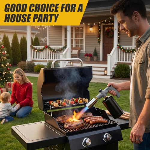 Image of 3272F Propane Torch Gun Adjustable Flame for BBQ & Camping