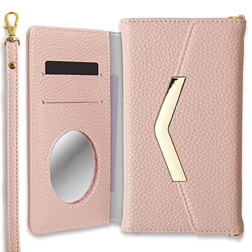 COVERARY �݊��i/���� Galaxy A57 5G �蒠�^ �P�[�X �V�����_�[�^�C�v �_�X�e�B�J���[ �S�[���h �t���[�� �O���C�b�V���J���[ �_�X�e�B�p�X�e�� ��l���q �X�g���b�v �O�܂� ���^�[�^ [�s���N] �g�уP�[�X 100063212