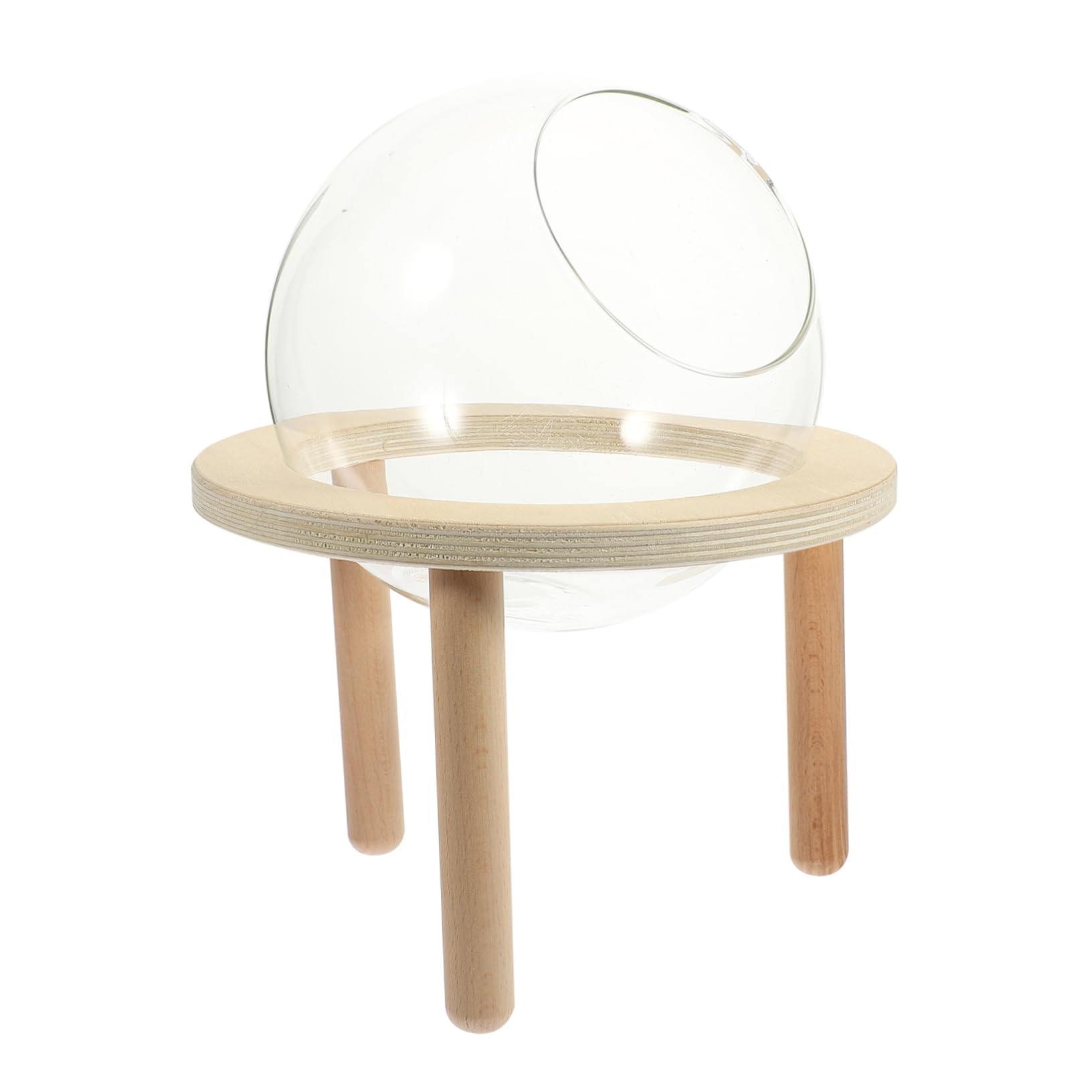 Transparentes Hamster Badezimmer aus Glas mit Verschleißfestem Sandbad für Kleines Haustier zur Nutzung im Haushalt und Baden