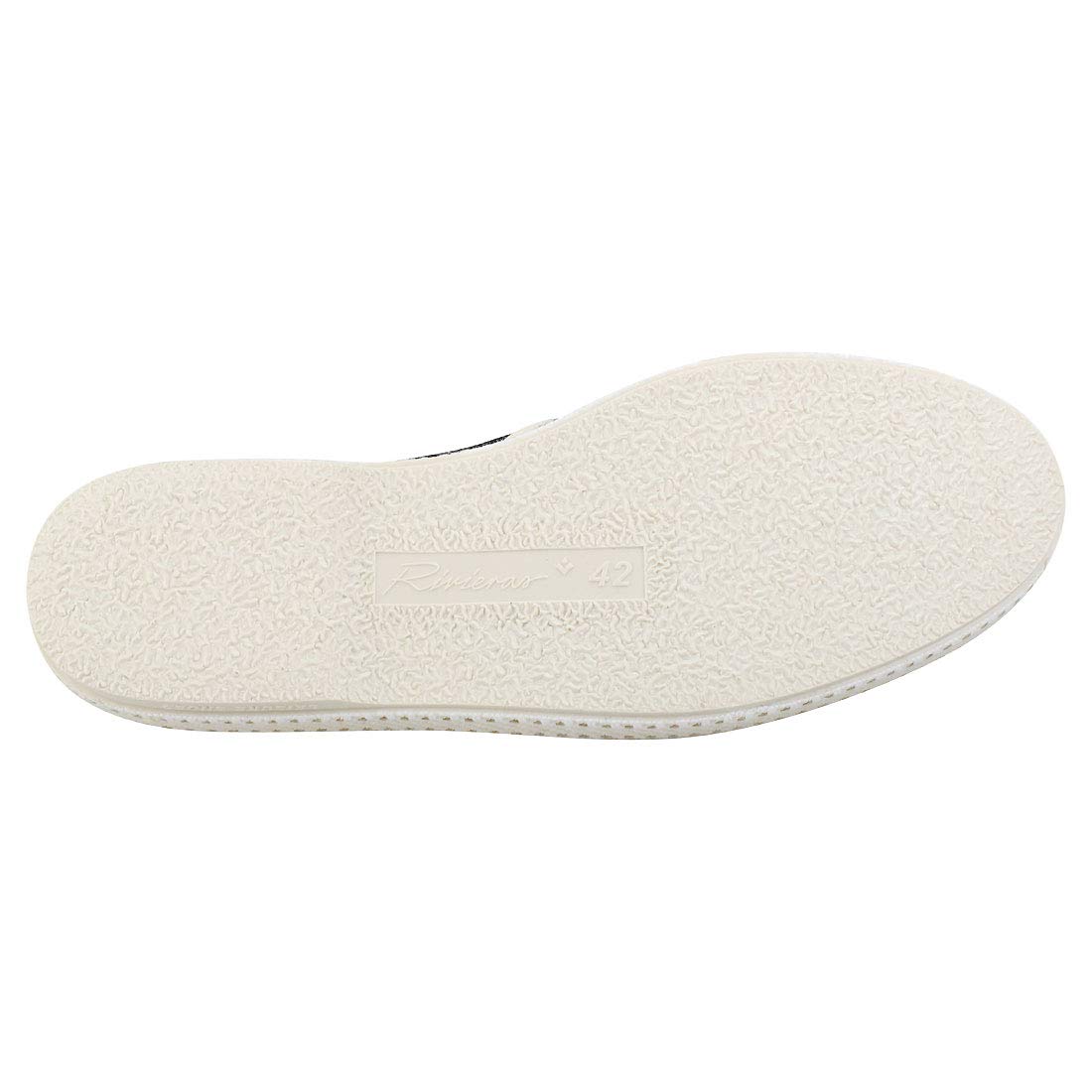 Rivieras Classic Match Mens Espadrillas Scarpe in Navy Rosso Bianco