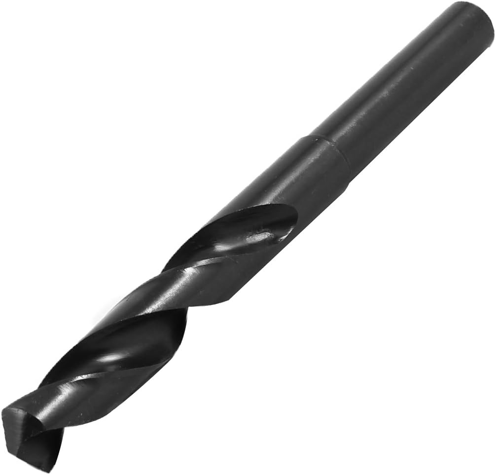 uxcell 14mm Drilling Diameter 1/2" Straight Shank HSS Twist Drill Bit