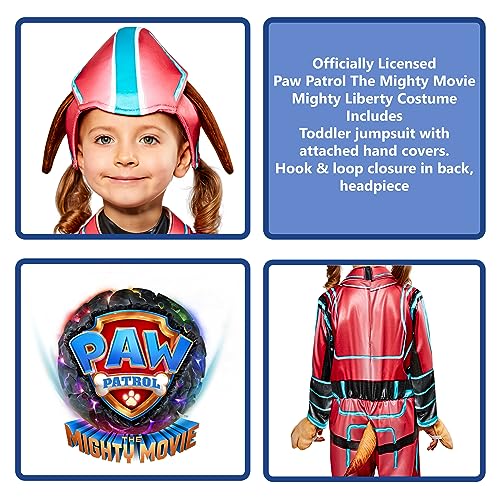 Disfraz Toddler Paw Patrol Liberty talla S miniatura 2