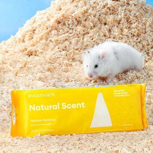 BUCATSTATE Birch Shaving Hamster Bedding, Small Animal