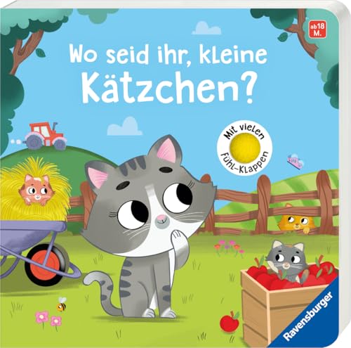 Wo seid ihr, kleine Kätzchen? Spielbuch mit vielen Stoff-Klappen,...