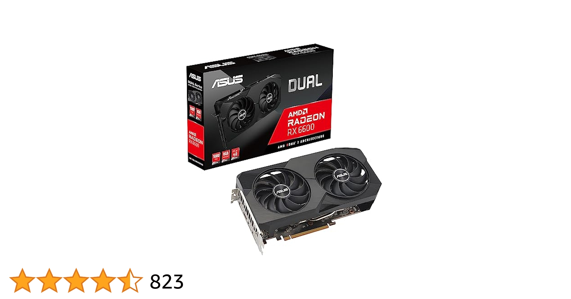 ASUS Radeon rx6600　本体のみ値下げ交渉可能 ASUS Dual Radeon™ RX 6600 8GB GDDR6 | ビデオカード | ASUS JAPAN