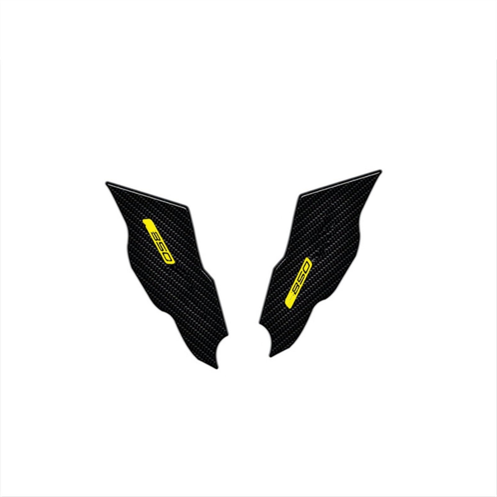 Motorcycle Tank Pad Decal Side Traction Sticker for F750GS F 750GS F850GS 850GS 2018 2019 Carbon-Look(Color7)