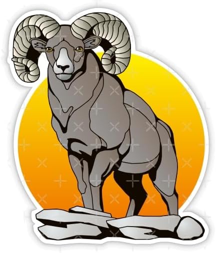 BigHorn Sheep RAM, Aries Zodiac Wildlife 4,3