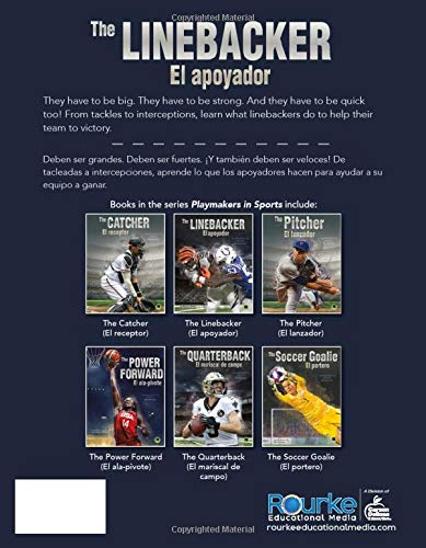 Playmakers In Sports: The Linebacker – Rourke Nonfiction Reader, Grades 3–9 (English And Spanish Edition) #TOP1