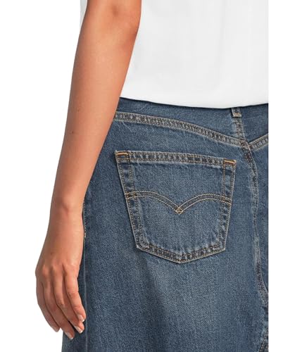 Levi's Women's Hr A-line Deconstructed Midi Skirt4