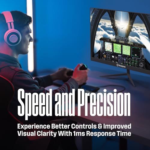 Image of Westinghouse 27 Inch Gaming Monitor, IPS, 180Hz, 1ms, Built in Speakers, HD 1080P, 110% sRGB, AMD FreeSync, Eyecare, Computer Monitor for Office, PC & Console Games, DisplayPort, HDMIx2 /Gaming Mode