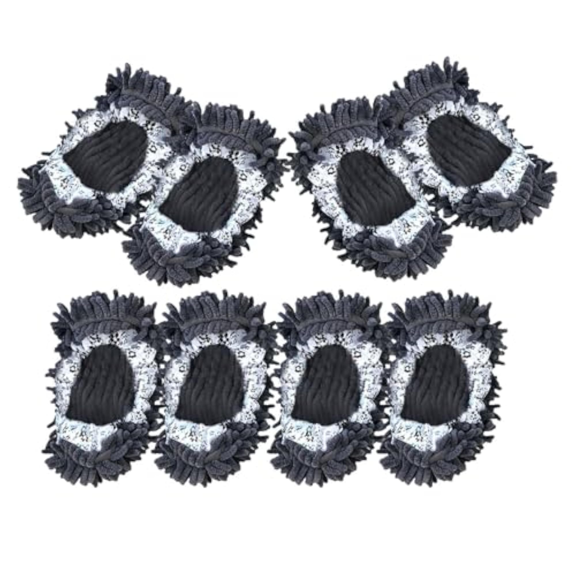 8Pcs Mop Slippers Reusable Multi-Function Duster