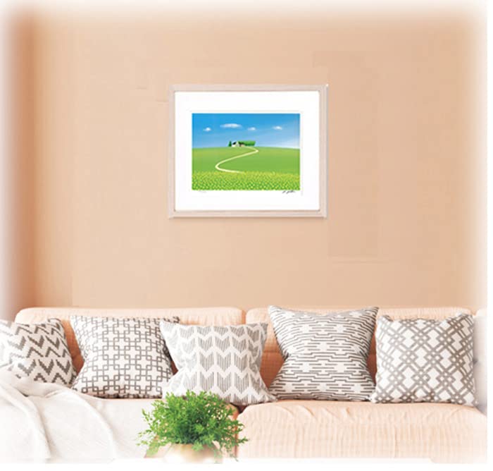 Amazon.co.jp: 絵画 葉祥明 ようしょうめい High land scape 版画