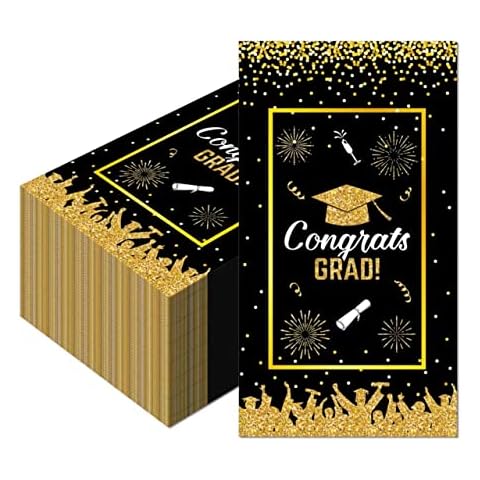 Congrats Grad Napkins by Fobeone Cover