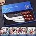 Professional Butcher Knife Set, Hand Forged Heavy Duty Meat Cleaver Serbian Chef Knife Viking Boning Knife 3PCS Kitchen Set for Meat Cutting Home Kitchen Outdoor Camping BBQ Cooking Gift for Men