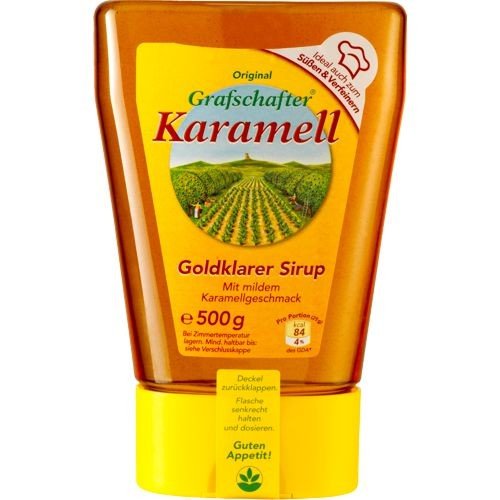 Grafschafter Karamell-Sirup Spenderflasche (1x 500 Gramm) Cover