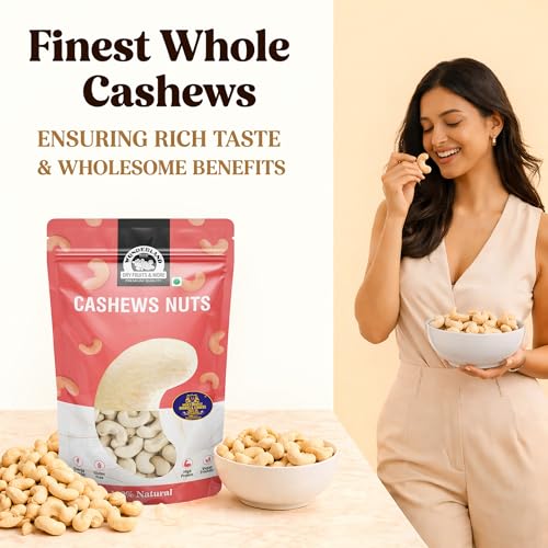 Image of Wonderland Foods 200g Whole Raw Cashew (Kaju) | Delicious & Healthy Nuts