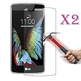[2PCS] LG Escape 3, LG Phoenix 2, LG K8, Tempered Glass Screen Protector ,Asstar 2.5D HD Clear Oleophobic Coating Screen Film Cover For LG K8 with 9H Hardness Anti Scratch Fingerprint