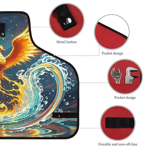 Delantal de trabajo Fire And Water Phoenix miniatura 3
