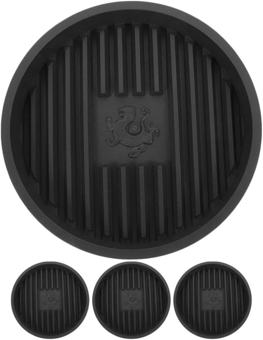 BETOOKY 4 Pcs Toilet Plunger Holder Drip Tray Mat with Air Drying Pad