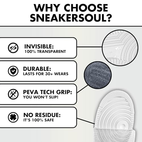Sneakersoul Sole Protector (1 Pair) - 6 Inch X 15 Inch Clear Shoe Sole Protector For Sneakers thumb #2