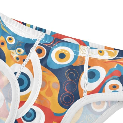 KLL Evil Eye Circle Toddler Boys Cotton Underwear Breathable Children Undies4