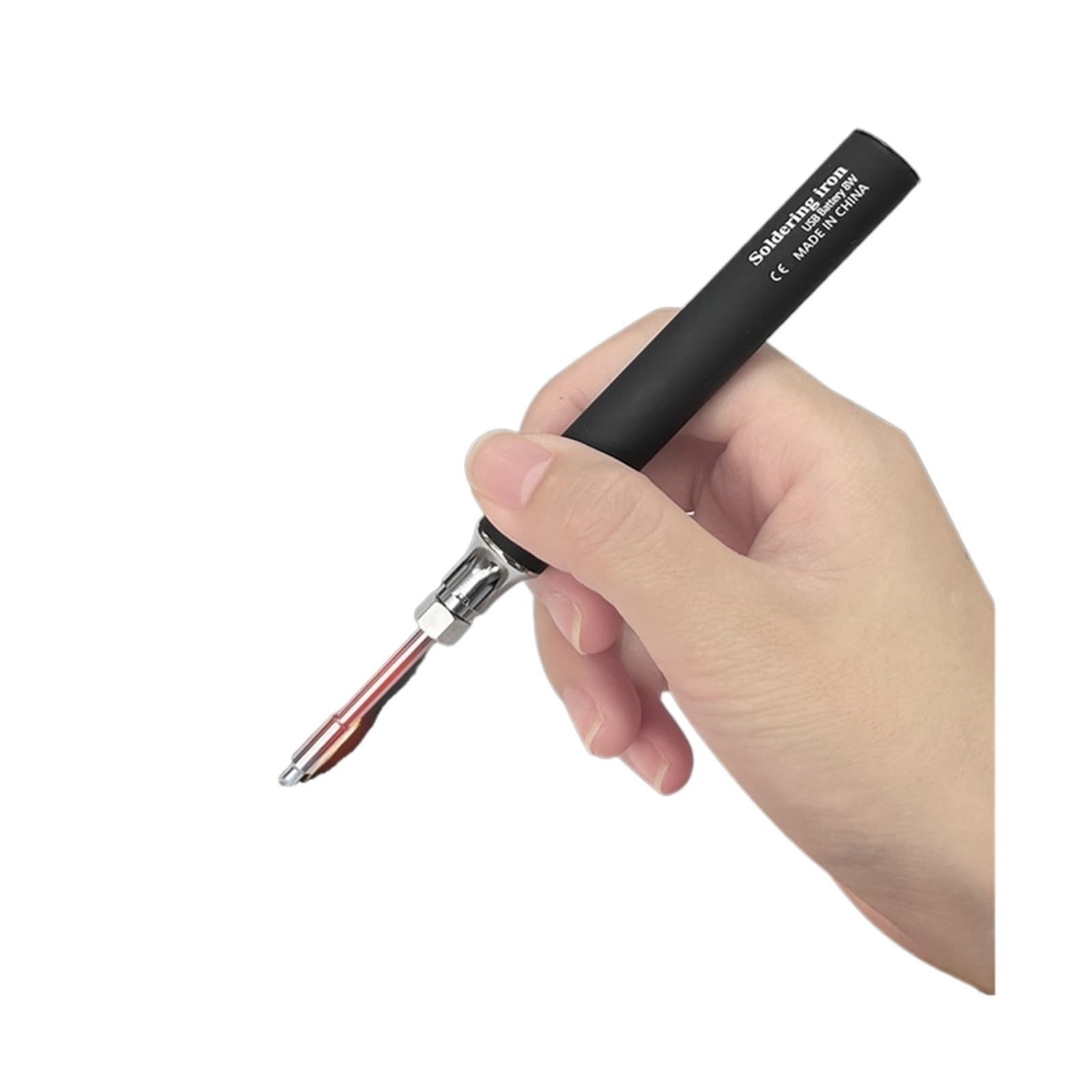 Kit saldatore, Penna for saldatore a batteria, attrezzatura for saldatura portatile ricaricabile USB 5V 8W alimentata elettricamente e con regolazione della temperatura, kit for saldatore per metallo,