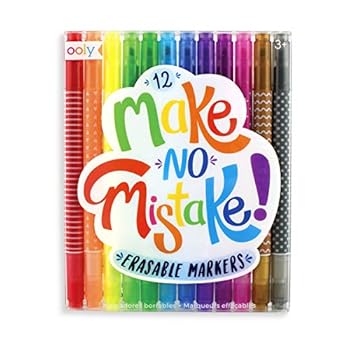 Misc. Make No Mistake! Erasable Markers - Set of 12 [Multiple Languages] Book