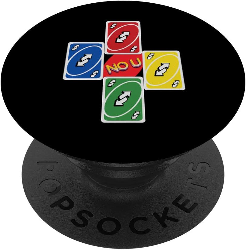 Amazon Com No U Meme Reverse Card Cross Popsockets Popgrip Swappable Grip For Phones Tablets Cell Phones Accessories