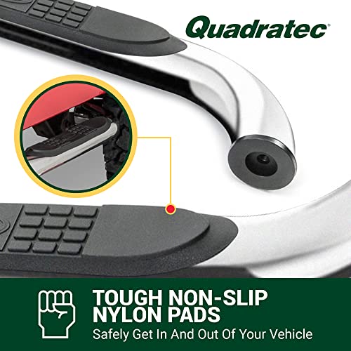 Set de 2 estribos laterales Quadratec QR3 acero inoxidable miniatura 3