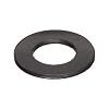100Pcs M8 Steel Flat Washer, Black Oxide Finish Flat Washer