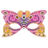 Janod - Mosaic Masks Set - Les Ateliers du Calme - Childrens Creative Leisure Kit - Develops Fine Motor Skills and Concentration - Suitable for ages 7 and up - J07956