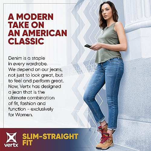 Vertx Burrell Womens Tactical Jeans, Stretch, Slim-Straight Fit Heavy-Duty Pants with 9 Cargo Pockets for EDC CCW Outdoor2