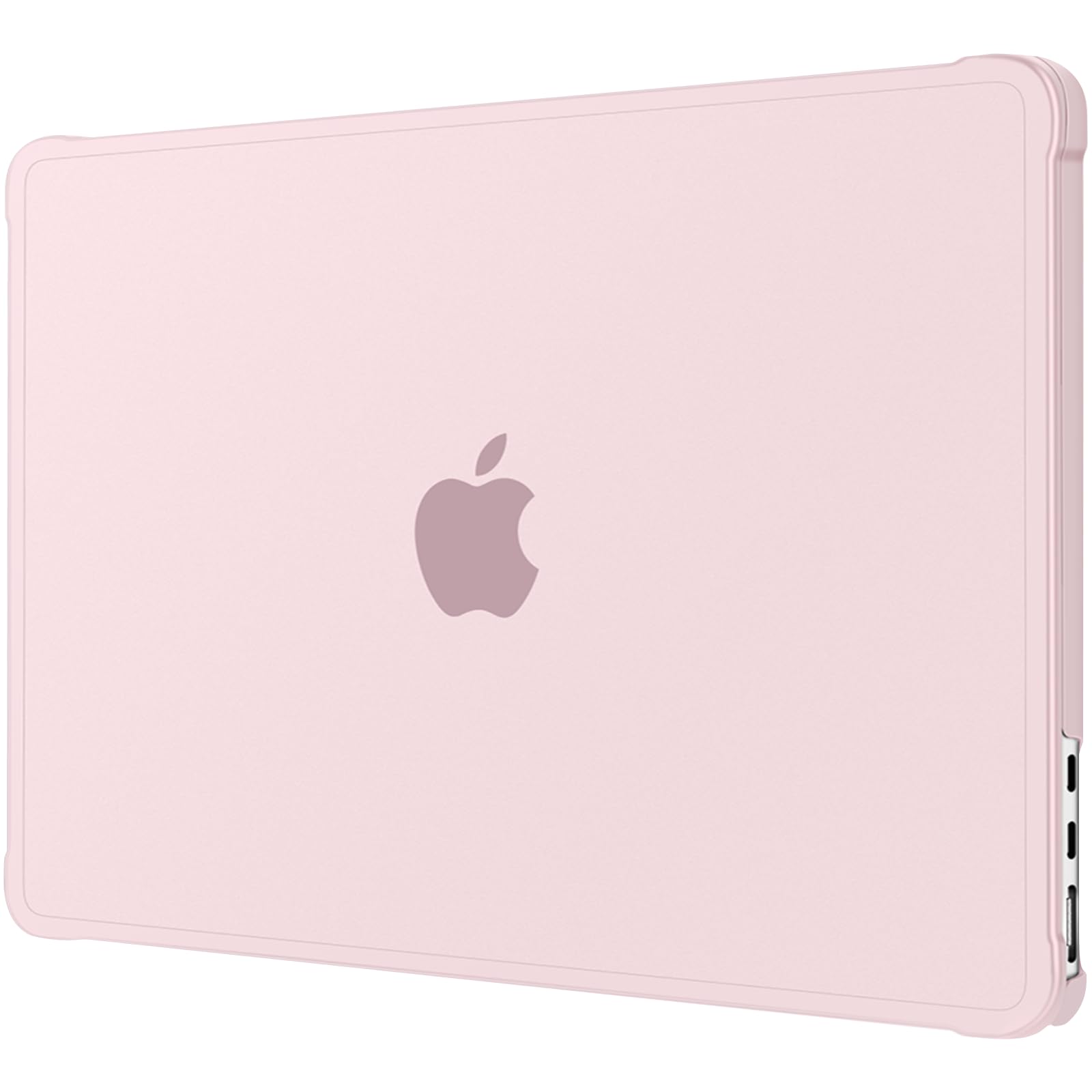 MOSISO Compatible with MacBook Air 13 inch Case M5 2026 M4 2025 M3 M2 2024-2022 A3449 A3240 A3113 A2681, Seamlessly Closes Anti-Crack&Anti-Fingerprints Hard Shell for MacBook Air 13.6, Pink