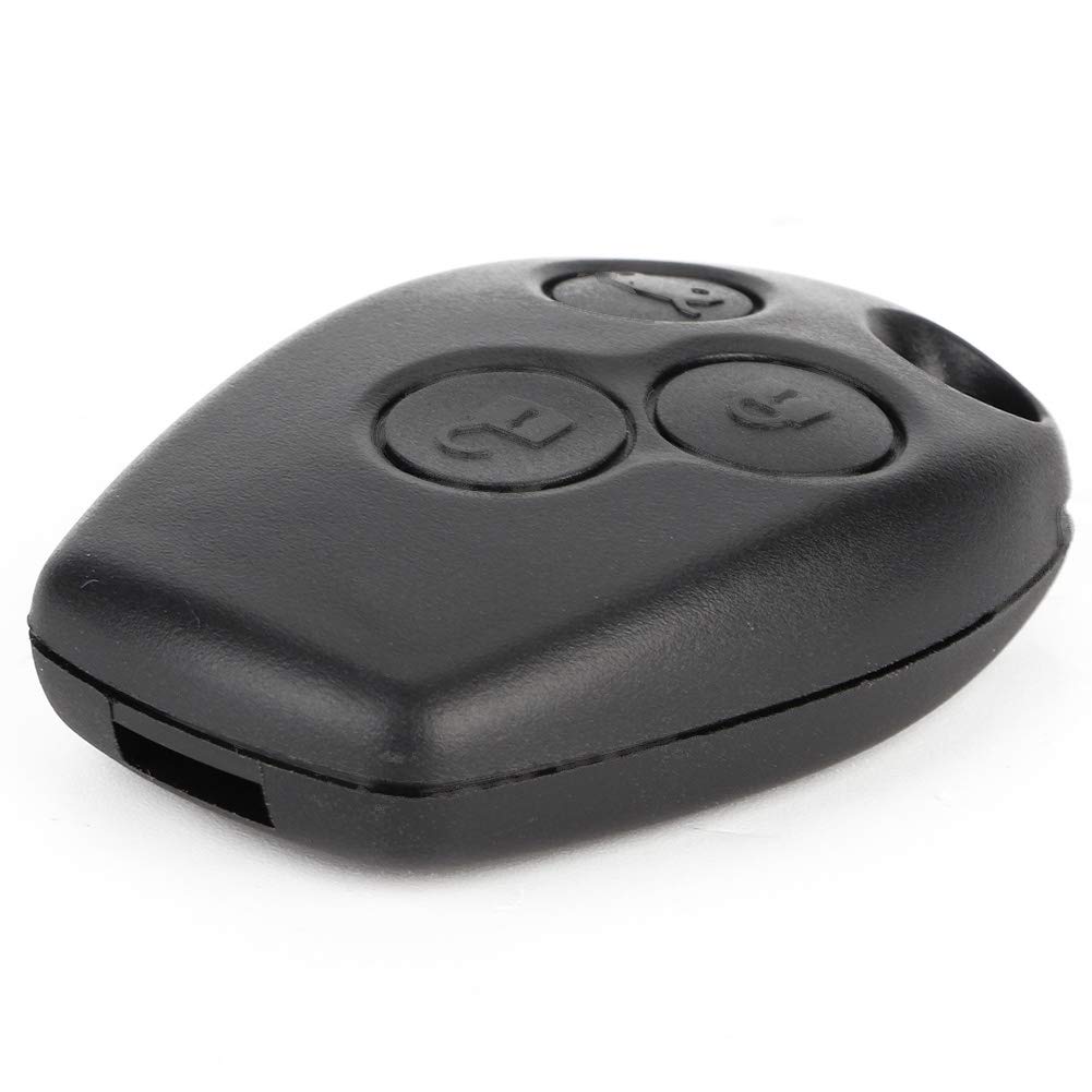 Qiilu Telecomando Auto Custodia 3 Pulsanti In ABS Per Renault: Logan, Sandero, Clio, Fluence, Vivaro, Master - Sostituzione Guscio Portachiavi - 2
