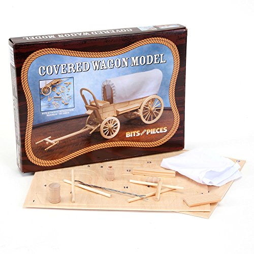 Covered Wagon Wooden Model Kit Toys Games Toys Riding Toys Wagons