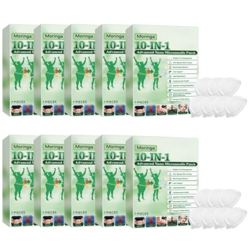 Naszywka Moringa X Berberyna, naszywka Nano Microneedle 10 w 1, łatwa