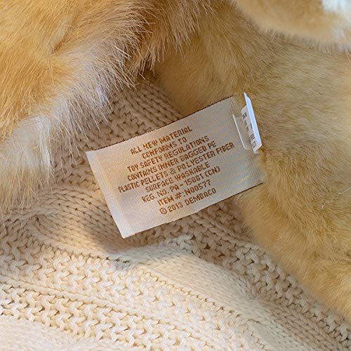 Demdaco Large Maine Coon Cat Striped Ginger Children's Plush Stuffed Animal Toy #TOP5