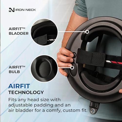 Image of Iron Neck Trainer 3.0 Pro, Alpha Plus Neck Harness, and Strength Kit Bundle for Progressive Strength Training, Pain Relief and Muscle Building