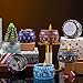 Ahyiyou DIY Candle Tins 28 Piece 7 Color 4.4 Oz, Round Containers with Lids, Candle Wicks for Candle Making