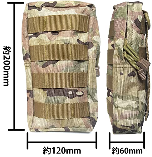 Amazon.co.jp: MOLLE 対応 PALS タクティカル 多目的ポーチ