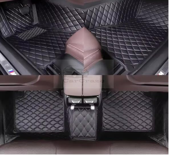 Image of 7D Car Foot Mat for Jeep Wrangler Rubicon | Full Black