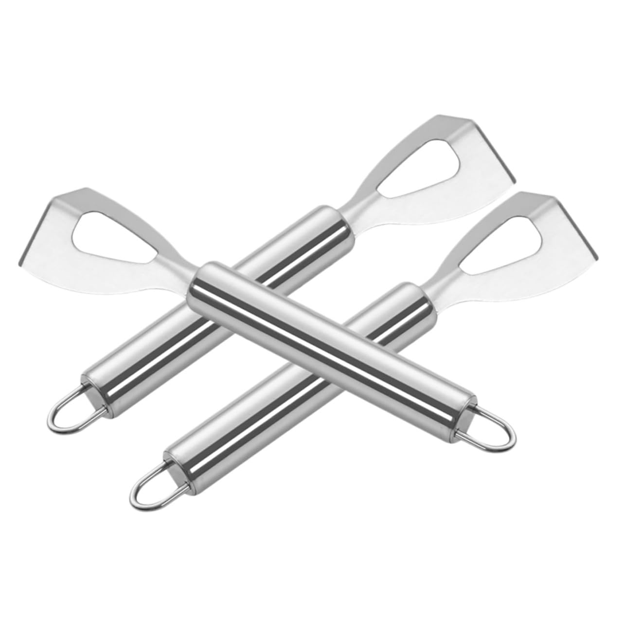 Cabilock 3pcs Stainless Steel Cheese and Butter Cutter Slicer Ergonomic Design Kitchen Tool for Easy Cutting of Cheese Butter and Pastry Resistant and