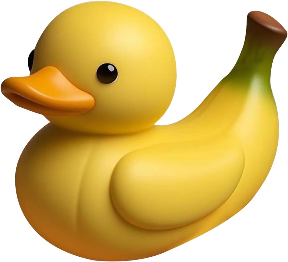 Animal Sculpture - Colorful Mini Duck Ornament - Fun Resin Figurine - Playful Desk Accessory | Creative Ornament for Home, Apartment, Office, Sleeping Room
