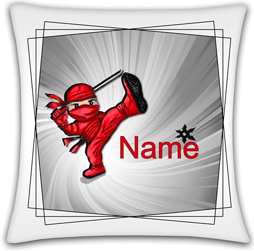 Kissen mit Name/Kissenbezug Zierkissen wahlweise mit Füllung/satiniert,...