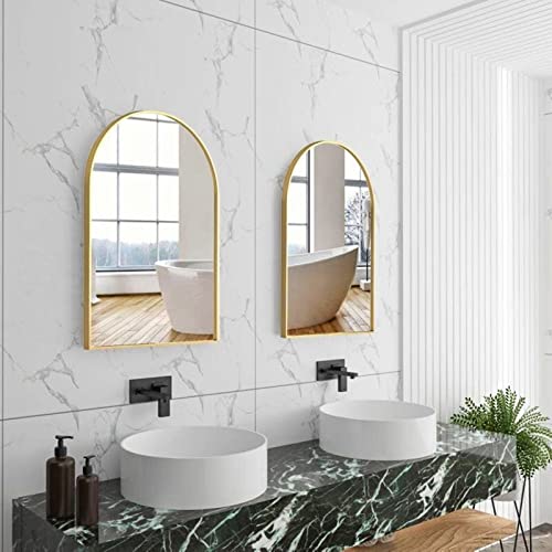 Miroir mural rectangulaire 40x60 pour salle de bain et salon chic