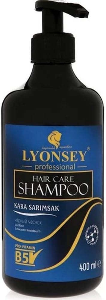 Black Garlic Shampoo - Black Garlic Shampoo - Kara Sarimsak Sampuan - 400 ml Against Intense Hair Loss Wonder Aktar Natural Herbal Shampoo