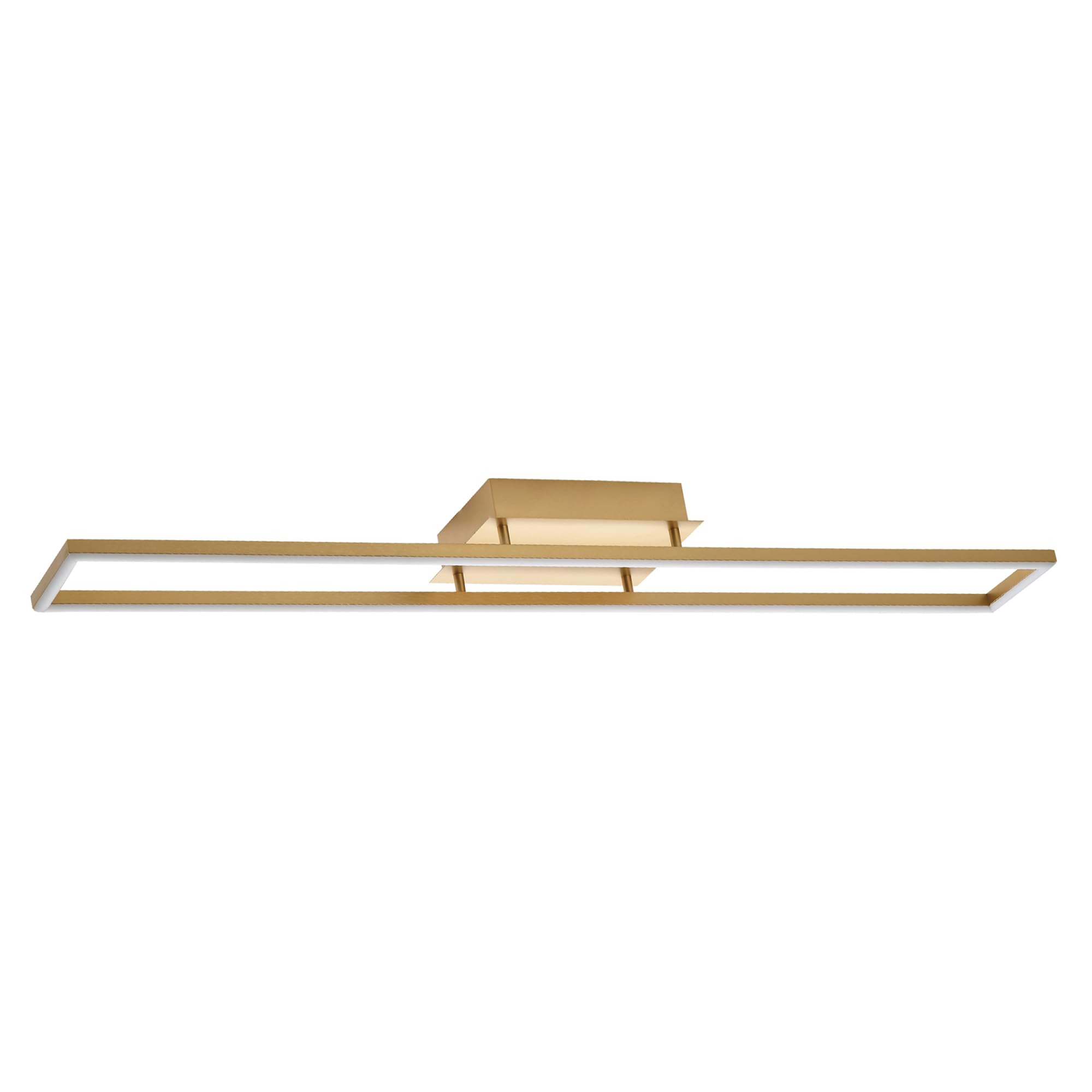 Happy Homewares Brushed Gold Led Ceiling Strip Light FittingIdeal For Kitchens from B&Q