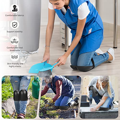 Hghdbt Knee Pads For Women Working - On Floors Black Knee Pads For Men Construction Knee Pads For Work Men Garden Knee Pads For Gardening And Housework Knee Protector Eva Foam Knee Cushion #TOP4