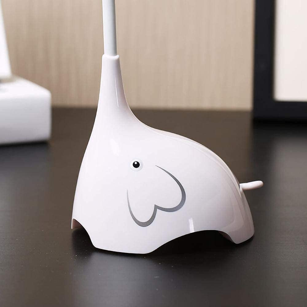 Lampara Escritorio Para Oficina Linda Lámpara De Escritorio Creativa LED Con Forma De Elefante Regulable Con Puerto USB, Interruptor Táctil Para Oficina De Estudio De Dormitorio Moderno Flexo Escritor